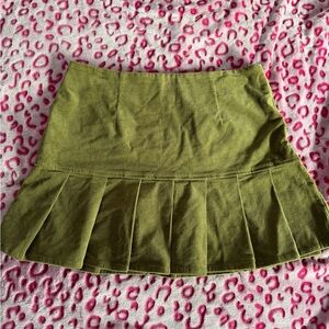 Forever 21 Olive Mini Skirt